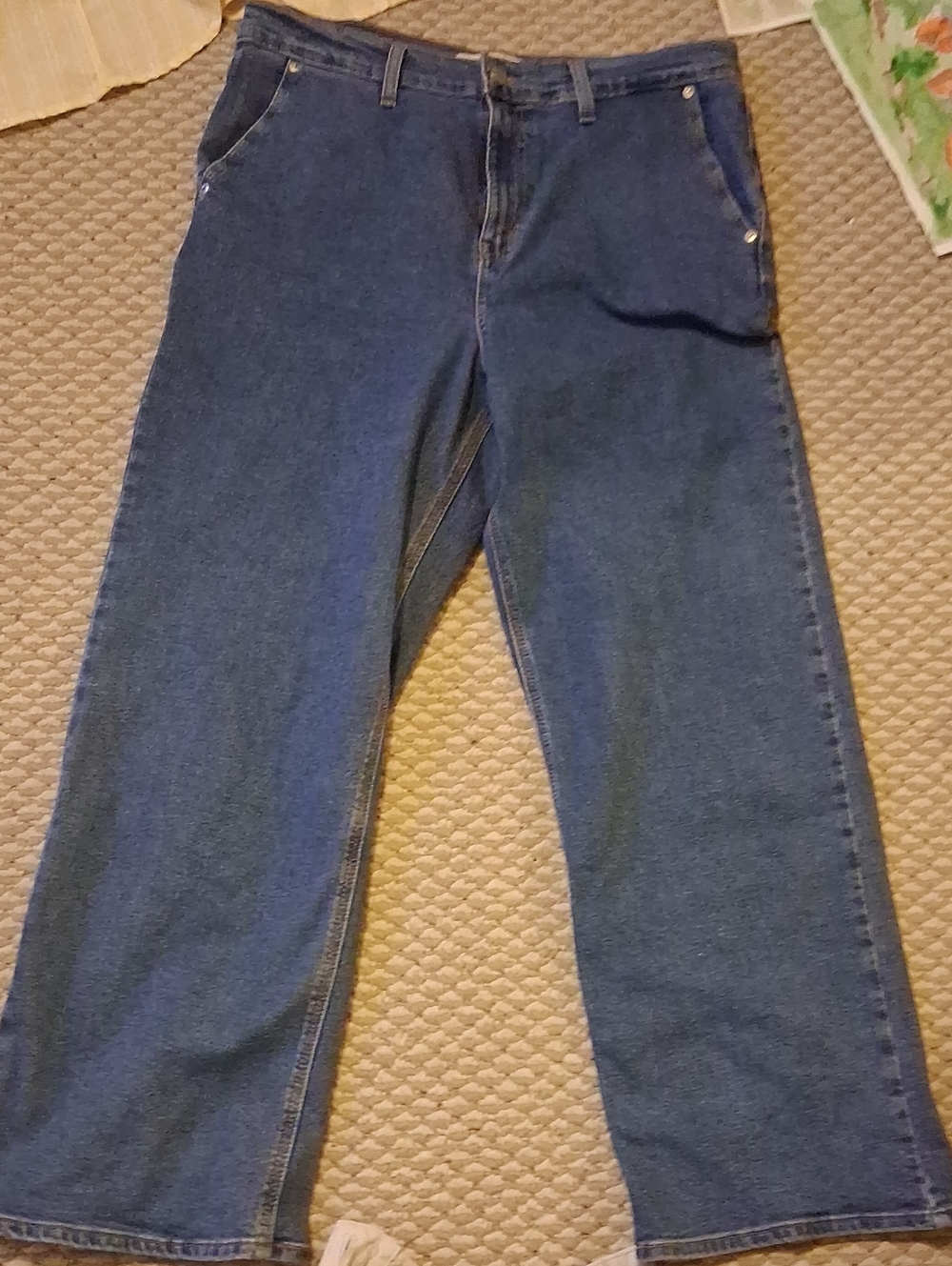 Levis strauss signature Straight Leg  High Waist Loose Jeans 12